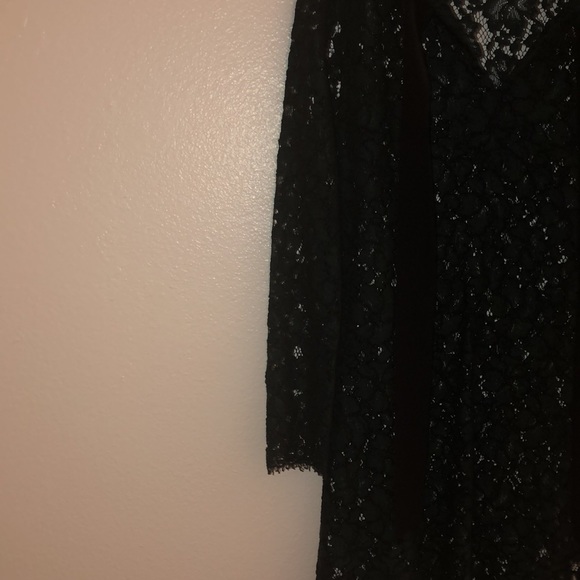 Sandro Paris lace Forest green dress sz 2 - Picture 3 of 9